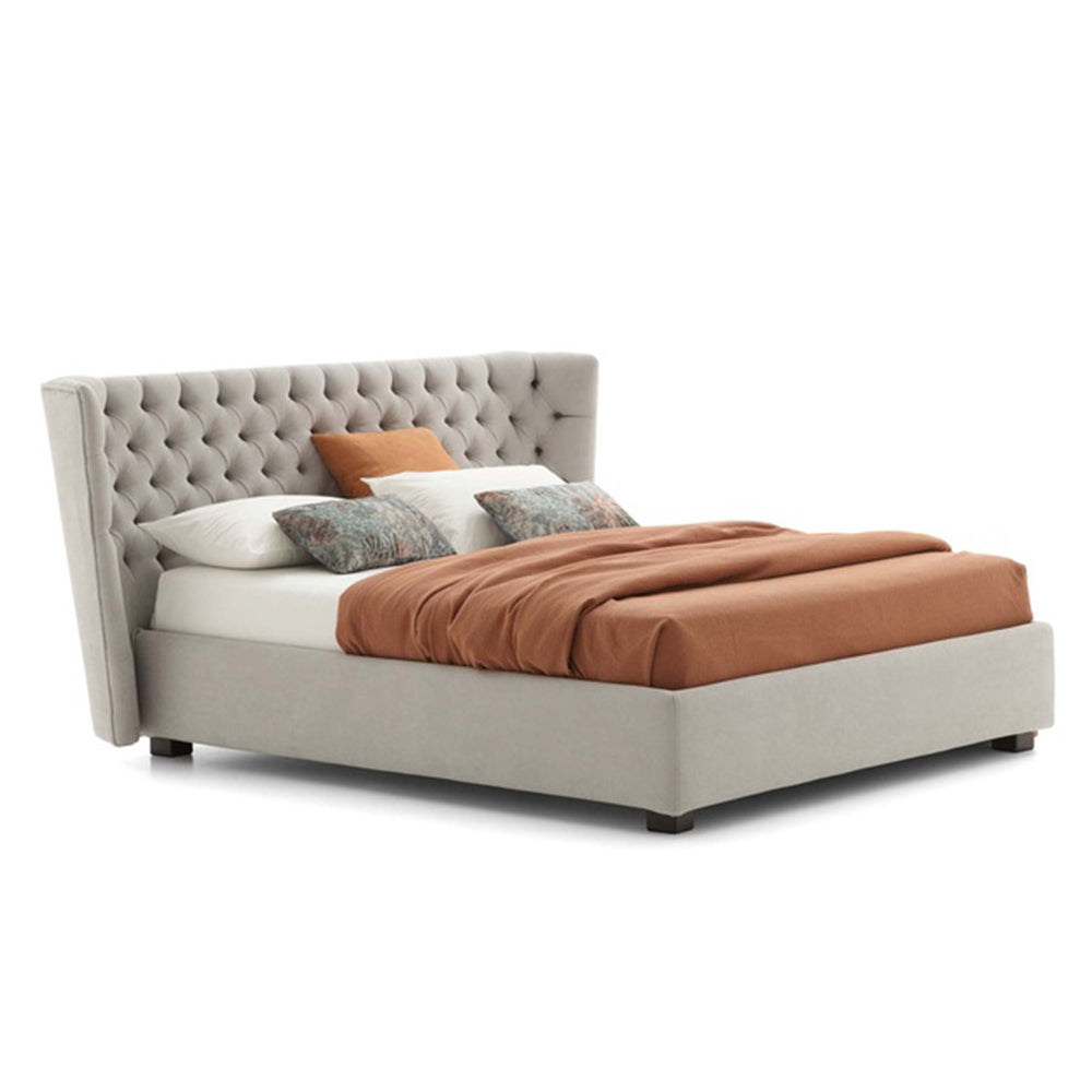 LeComfort Caravaggio upholstered double bed at Soft Room, Costa del Sol, Spain